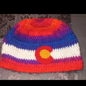 Handcrafted Colorful Colorado Beanie